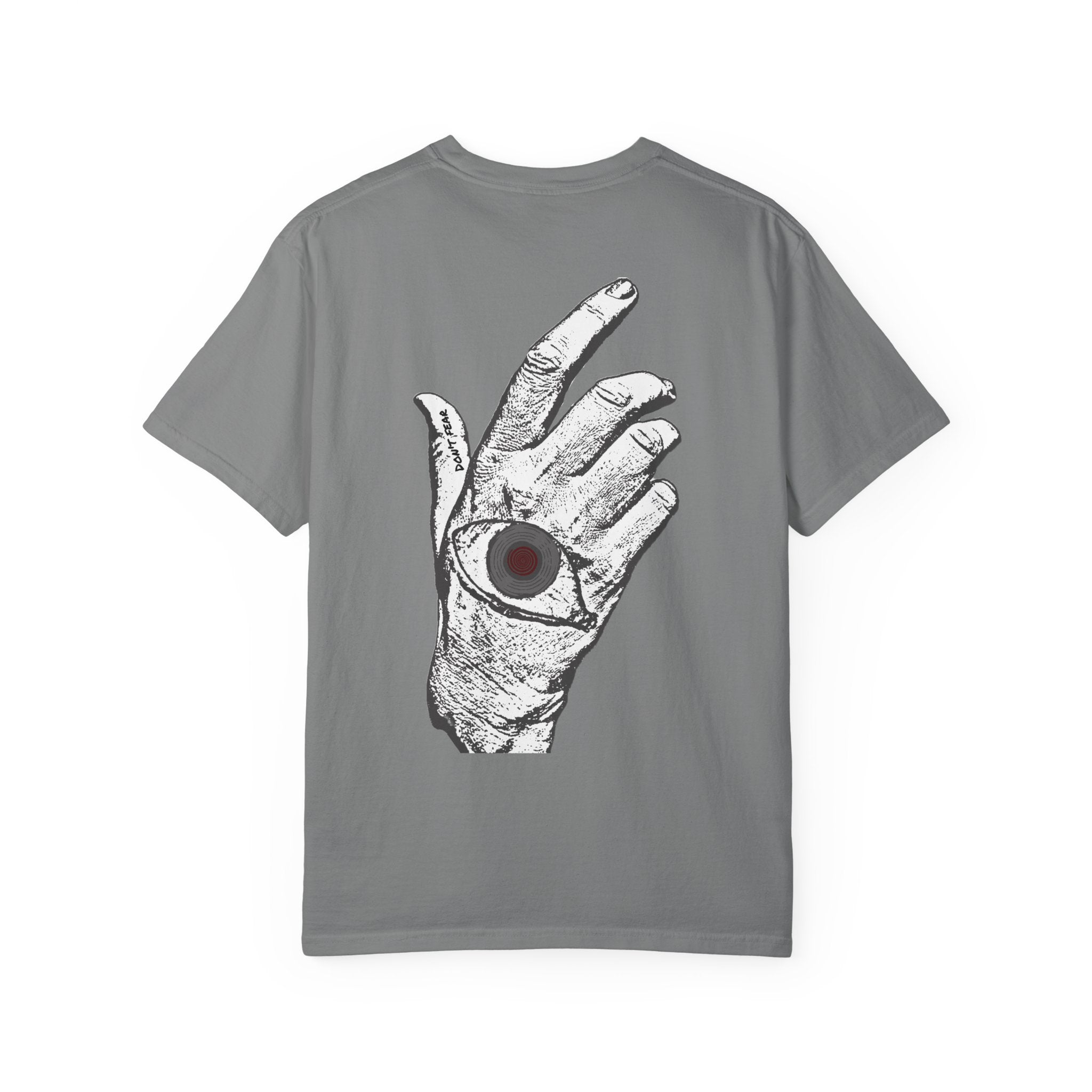 Vibrant Phantom Logo T-shirt | Hand with Eye Back Graphic
