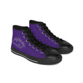 Vibrant Phantom High-Top Sneakers — Women's Purple Classic Canvas