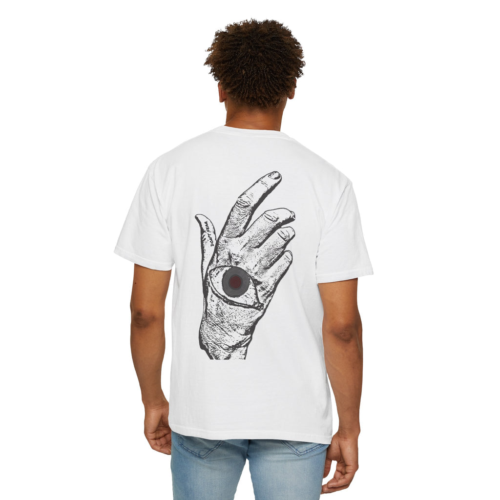 Vibrant Phantom Logo T-shirt | Hand with Eye Back Graphic