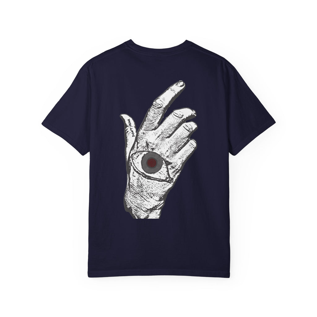 Vibrant Phantom Logo T-shirt | Hand with Eye Back Graphic