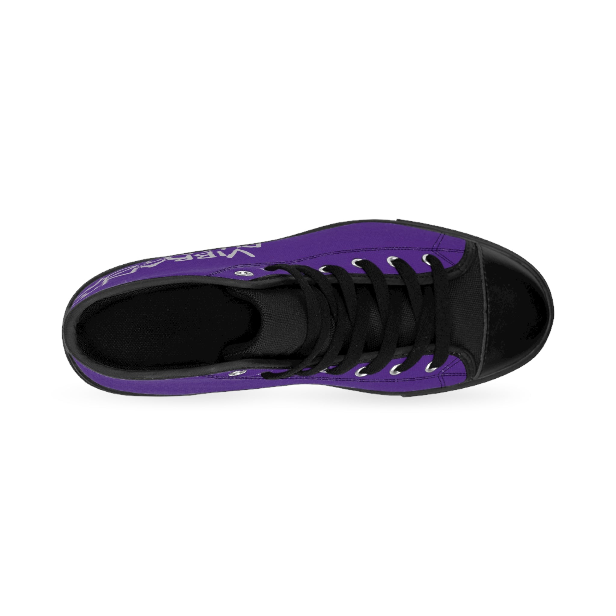 Vibrant Phantom High-Top Sneakers — Women's Purple Classic Canvas