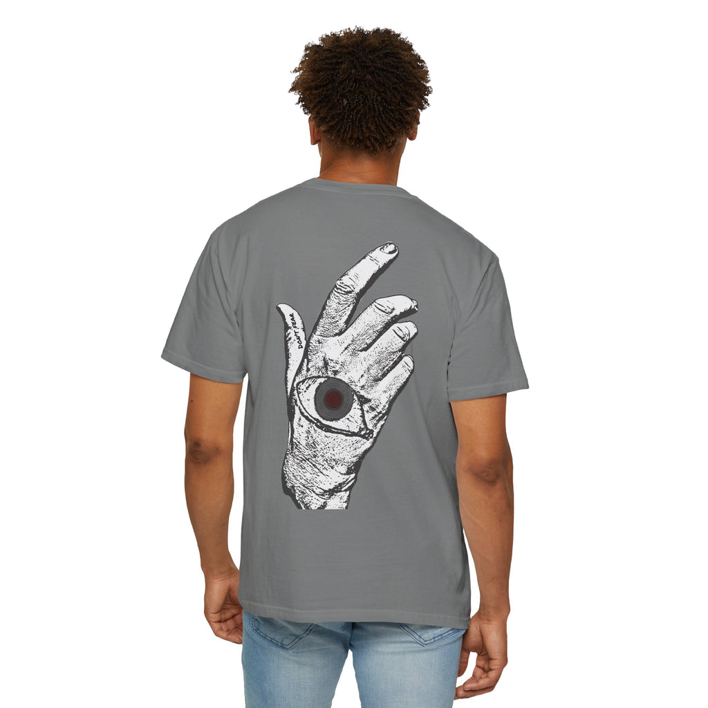 Vibrant Phantom Logo T-shirt | Hand with Eye Back Graphic