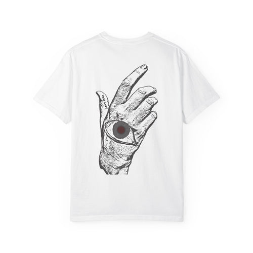 Vibrant Phantom Logo T-shirt | Hand with Eye Back Graphic