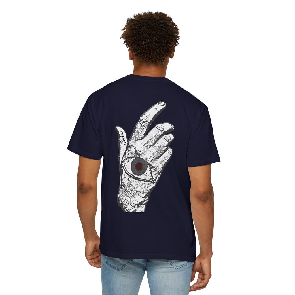 Vibrant Phantom Logo T-shirt | Hand with Eye Back Graphic