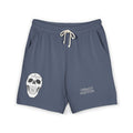 Skull Graphic Sweat Shorts — Lightweight Fleece Lounge Shorts